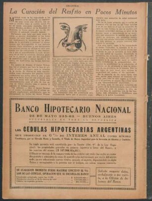 La curación del resfrío en pocos minutos