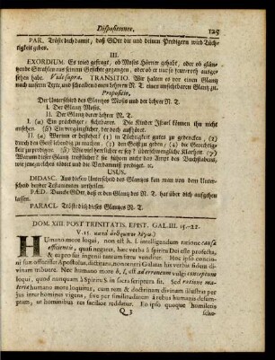 Dom. XIII. Post Trinitatis. Epist. Gal. III. 15.-22.