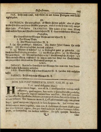 Dom. XIII. Post Trinitatis. Epist. Gal. III. 15.-22.