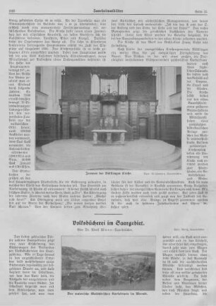 Volksbücherei im Saargebiet.