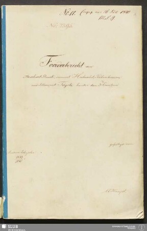 Foerderbericht von Beschert Glueck, sammt Habacht, Palmbaum und Silberspat Fdgrbe hinter den 3 Kreutzen - 18.7047 4.