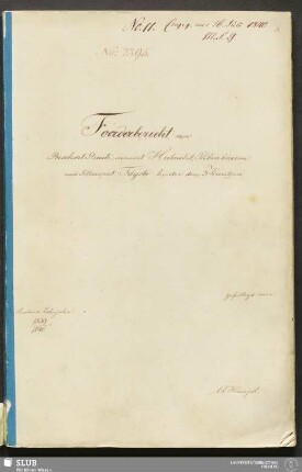 Foerderbericht von Beschert Glueck, sammt Habacht, Palmbaum und Silberspat Fdgrbe hinter den 3 Kreutzen - 18.7047 4.