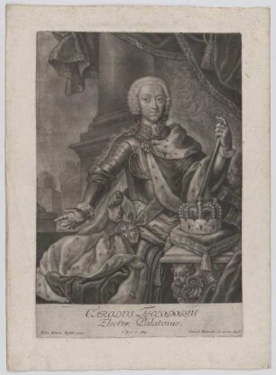 Bildnis des Carolus Theodorus, Kurfürst der Pfalz