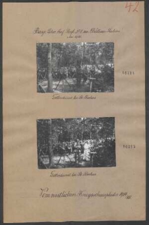 Bei Chateau-Salins: Gottesdienst bei St. Rochus