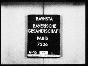 Fechheimer, S., Schneider in Bayreuth, gegen Ostbahngesellschaft, in Paris