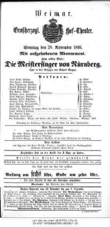 Die Meistersinger von Nürnberg