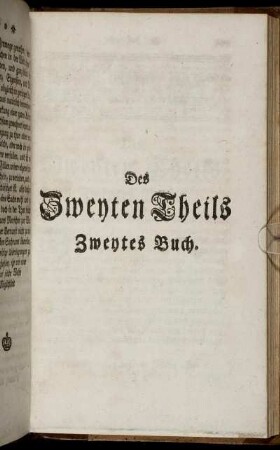 Des Zweyten Theils Zweytes Buch.