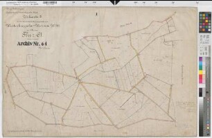 Westerkappeln (Westerkappeln), Wersen (Lotte), Zusammenlegung Wersen-Westerkappeln, Urkarte II Westerkappeln Flur 61