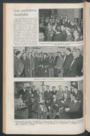 Los periodistas brasileños