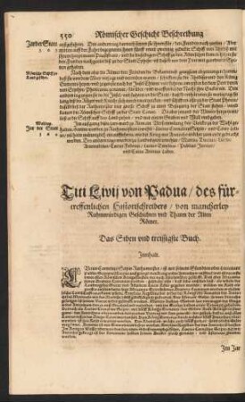 Das Siben und treissigste Buch.