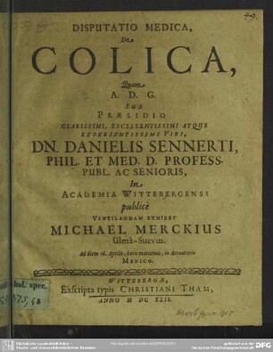 De colica