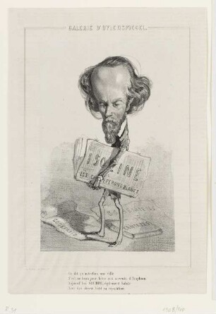 Karrikatur des Sängers Soubre