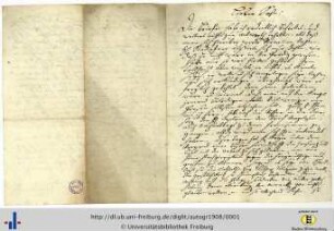 [Brief von Unbekannt an Unbekannt]
