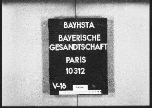 Die Übersendung der Statuten der französischen Kongregation bzw. societé de la charité maternelle