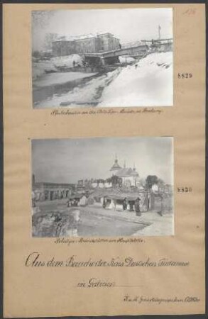 Pfeilerbauten an der Zlota Lipa, Brücke in Brezezany