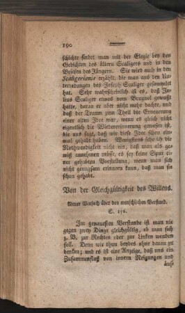 Von der Gleichgültigkeit des Willens