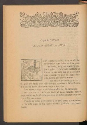 Capítulo CXXXIX - Cuando muere un amor...