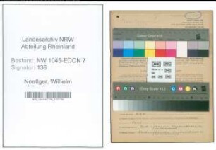 Entnazifizierung Wilhelm Noettger , geb. 22.09.1888 (Friseur)