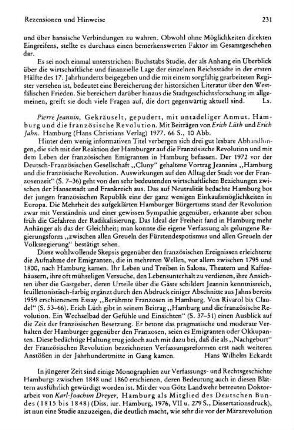 Dreyer, Karl-Joachim :: Hamburg als Mitglied des Deutschen Bundes, 1815 bis 1848, Diss. : Hamburg, 1976