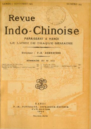 Lundi 7 Septembre 1903. Numéro 255