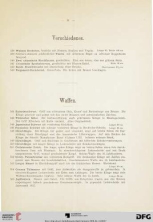 Verschiedenes (Nr. 538-543)