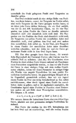 Eintheilige und zweitheilige Curven dritter Ordnung.