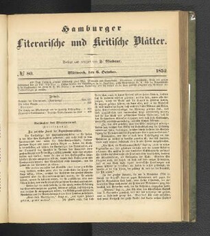No. 80. 6. Oktober 1852