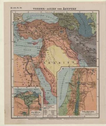 Vorder-Asien und Ägypten, Das Nil-Delta, Palästina