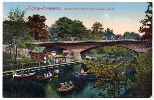 Leipzig-Connewitz: Raschwitzer Brücke mit Gondelstation