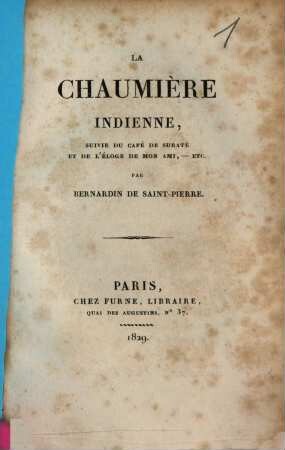 La chaumière indienne