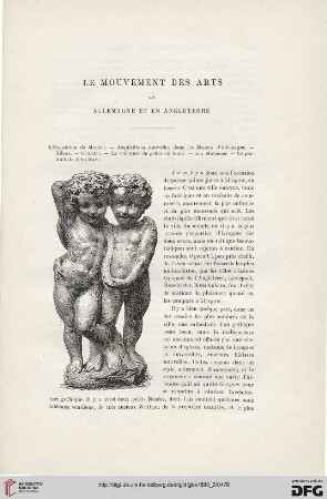 3. Pér. 4.1890: Le mouvement des arts en Allemagne et en Angleterre