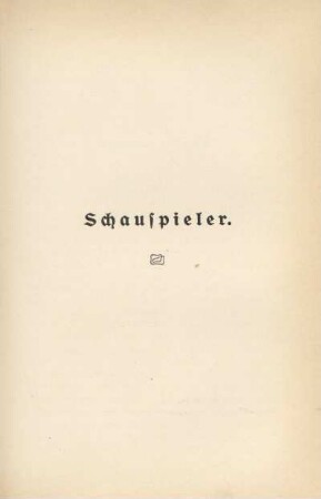 Schauspieler