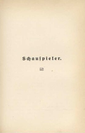 Schauspieler