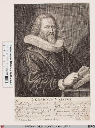 Bildnis Gerardus Joannis Vossius (eig. Gerrit Jansz. Vos)