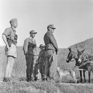 Griechenland. Insel Limnos. Soldaten der Wehrmacht im Einsatz.