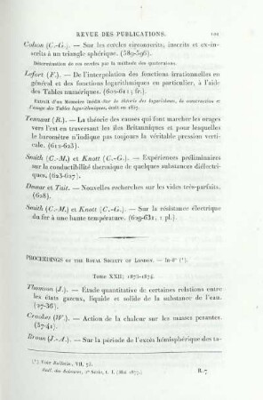 Proceedings of the Royal Society of London.