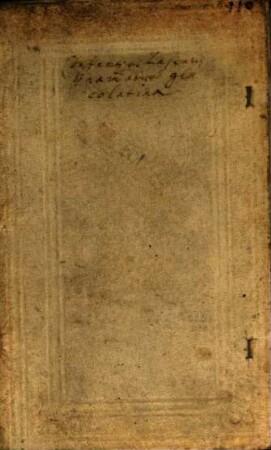 Constantini Lascaris Grammaticae compendium, Graecae linguae studiosis aptissimum