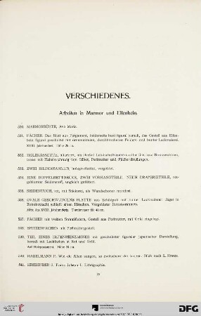 Verschiedenes (Nr. 530-570)
