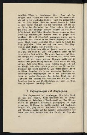 16-31, II. Gefangennahme und Wegführung