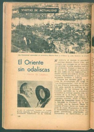 El Oriente sin odaliscas : Viñetas de actualidad