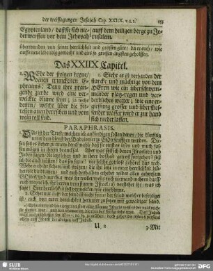 Das XXIIX Capitel