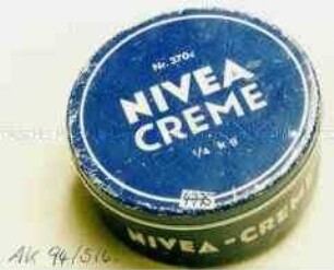 Blechdose für "Nr. 370c NIVEA CREME 1/4 kg"