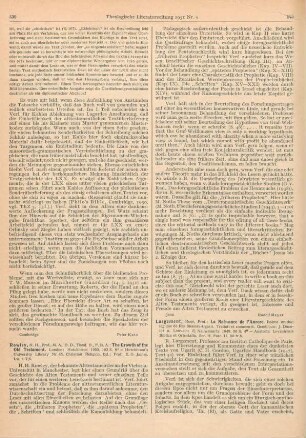 539-540 [Rezension] Rowley, Harold H., The Growth of the Old Testament