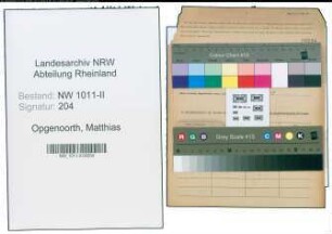 Entnazifizierung Matthias Opgenoorth , geb. 01.03.1900 (Weber)