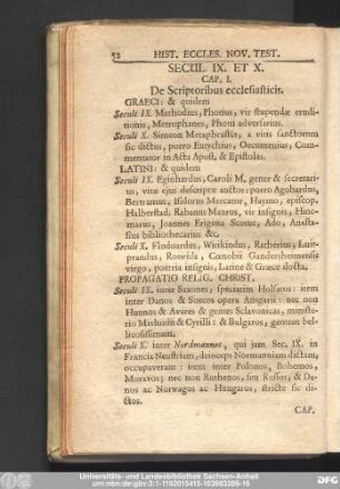 Cap. I. De Scriptoribus ecclesiasticis.