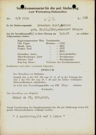 Prescher, Kurt