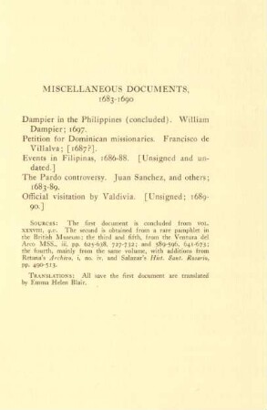 Miscellaneous documents, 1683-1690