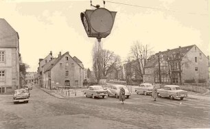Weinbergstraße mit Heuerampel. Detmold. Paulinenstraße. Aus der Akte D 106 Detmold A Nr. 1694