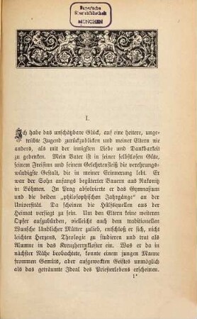 Aus meinem Leben, 1