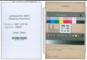 Entnazifizierung Ellen Irmler , geb. 28.04.1910 (Bibliothekarin)